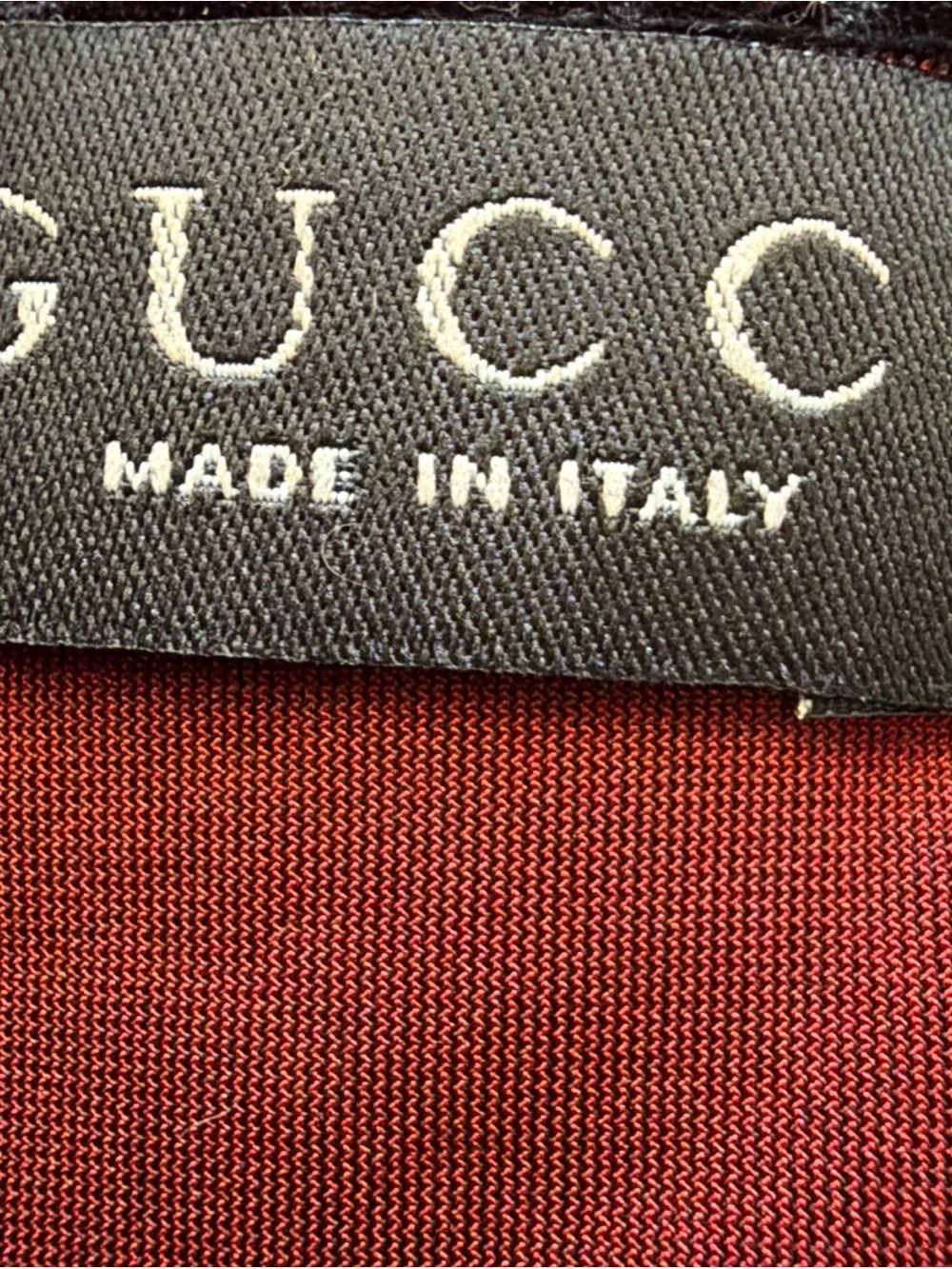 Vintage GUCCI GG Logo Velvet Long Sleeve Top Shirt Blouse Small